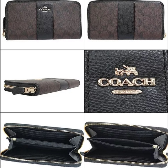 ▪️COACH▪️Accordion Zip Around Wallet - Picture 4 of 6